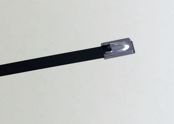 中国 紫外線黒い金属ケーブルのタイ、電子ワイヤーにバンドを付けるためのステンレス鋼のタイ サプライヤー