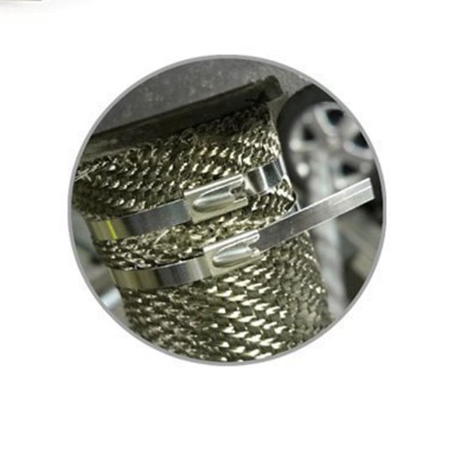耐火性ROHSのステンレス鋼のジッパーのタイ、紫外線抵抗力がある金属のタイの革紐