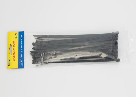 特別に長い多着色されたジッパーのタイ、平らなジッパー ロック ケーブルのタイ2.5 x 100mm サプライヤー
