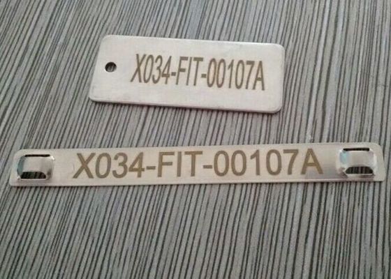Antirustケーブルの認識票、Lasering数を用いるステンレス鋼ケーブルのラベル サプライヤー